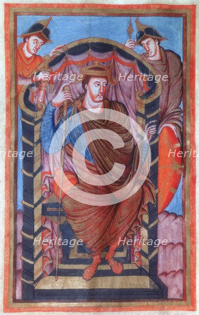 Lothair I, Frankish Emperor, 9th century. Artist: Unknown