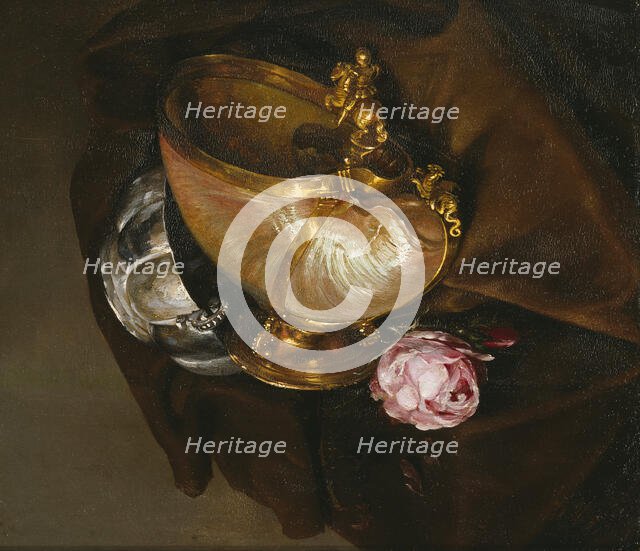 Still Life with a Nautilus Goblet, c17th century. Creator: Unknown.