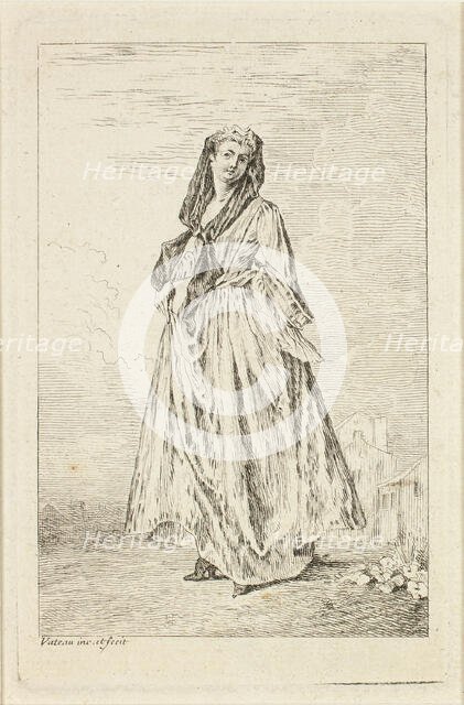 Figures de modes, c. 1710. Creator: Jean-Antoine Watteau.