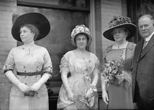 Dolly Madison Breakfast - Mrs. H.D. Clayton; Mrs. Bedell Parker; Mrs. W.J. Bryan; Norman Mack, 1912. Creator: Harris & Ewing.
