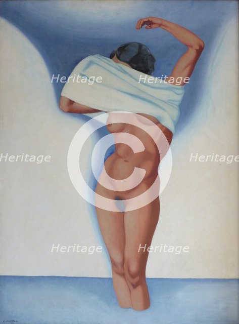 Bather who takes off her chemise, 1917.