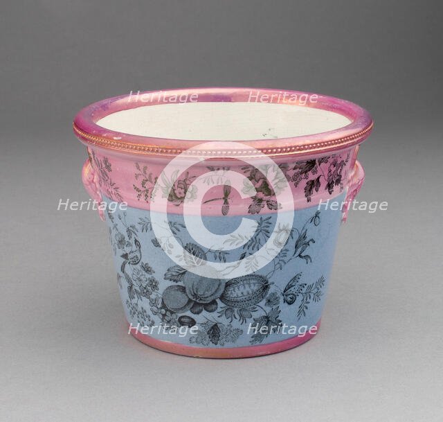 Flower Pot, Staffordshire, 1810/20. Creator: Staffordshire Potteries.