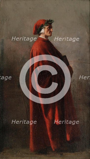 Dante Alighieri (1265-1321). Creator: Meissonier, Ernest Jean Louis (1815-1891).