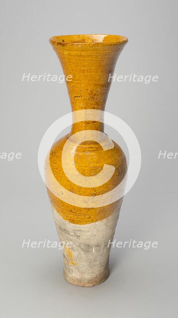 Vase with Trumpet-Shaped Mouth, Liao dynasty (907-1124), 11th century. Creator: Unknown.