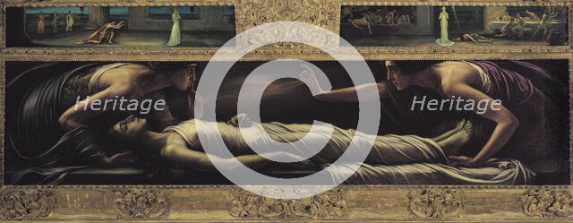 La muerte de santa Inés (The death of Saint Agnes), 1917-1918. Creator: Romero de Torres, Julio (1874-1930).