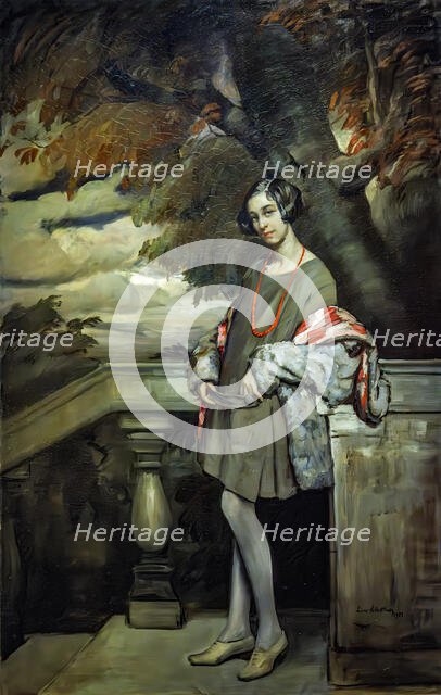 Portrait of Teresita Lorenzon, 1923. Creator: Selvatico, Lino (1872-1924).