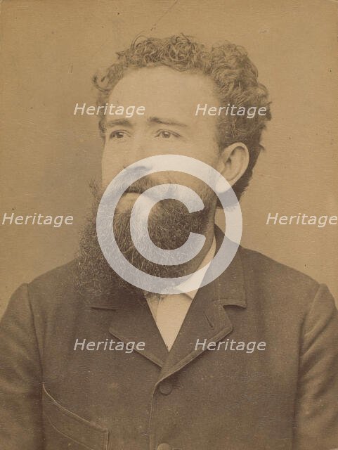 Matha., 1880s-90s. Creator: Alphonse Bertillon.