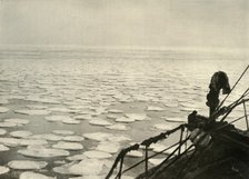 'Pancake Ice in the Ross Sea', c1908, (1909).  Artist: Unknown.