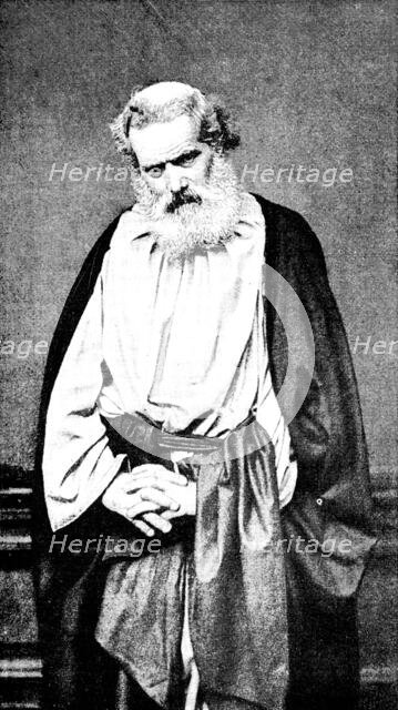 The Passion Play at Ober-Ammergau in Bavaria: Petrus (Jacob Hett), 1890. Creator: Unknown.