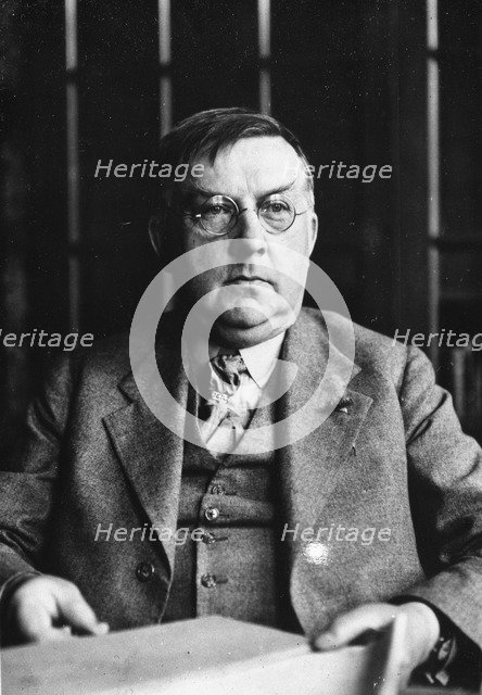 J. Bowes Morrell, 1873-1963, member of Yorkshire banking family, 1938. Artist: Unknown