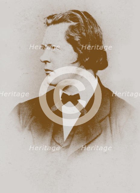 Portrait of the organist and composer Theodor Kirchner (1823-1903). Creator: Anonymous.