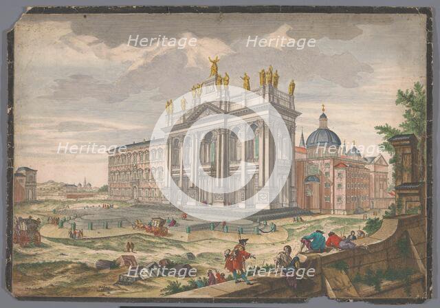 View of the Church Sint-Jan van Lateranen in Rome, 1700-1799. Creator: Anon.
