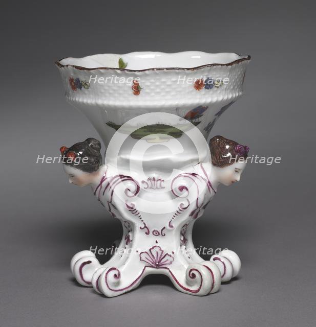 Pair of Salts from the Sulkowsky Service, 1735-1756. Creator: Meissen Porcelain Factory (German).