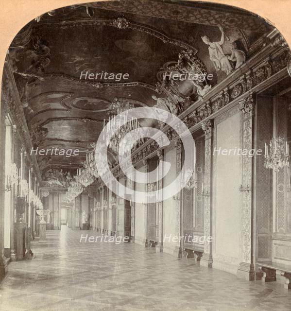 'The Great Banqueting Hall, Royal Palace, Stockholm, Sweden', 1901. Creator: Keystone View Company.