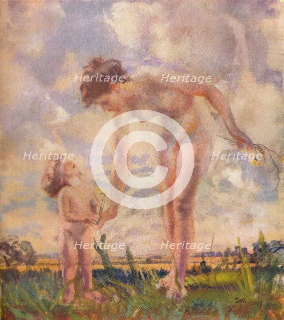 'The Big Sister', c20th century. Artist: Charles Sims.