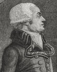 Charles François Dumouriez (1739-1823), French general who took part in the French…, 1876. Creator: Adolphe François Pannemaker.