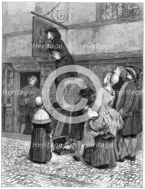 'Restoring the Sign', 1873.Artist: T Green