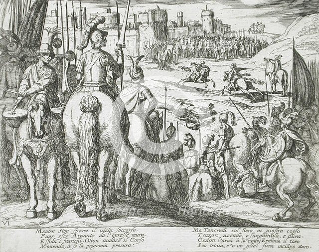 Canto VI, 16th century. Creator: Antonio Tempesta.