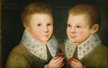 Portrait of Two Brothers, 1586. Creator: Marcus Gheeraerts, the Younger.