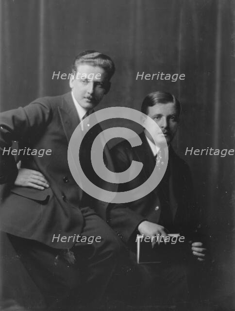 Baumgarten, Messrs., portrait photograph, 1917 Nov. 5. Creator: Arnold Genthe.