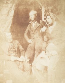 Ogilvie Fairly, Capt. Hamilton, and Gilmore, 1843-47. Creators: David Octavius Hill, Robert Adamson, Hill & Adamson.