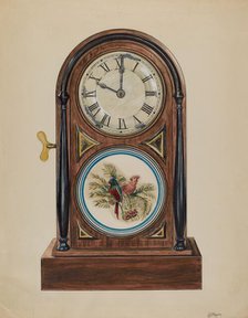 Mantel Clock, c. 1936. Creator: Ralph Atkinson.