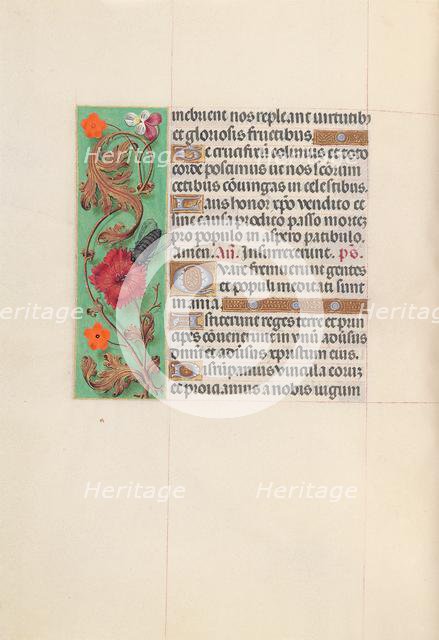 Hours of Queen Isabella the Catholic, Queen of Spain: Fol. 52v, c. 1500. Creator: Master of the First Prayerbook of Maximillian (Flemish, c. 1444-1519); Associates, and.