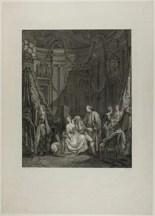 Le Lever de la Mariée, 1781. Creator: Philippe Triere.
