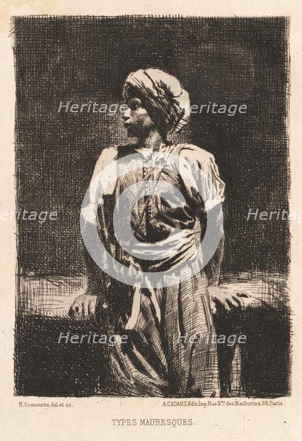 Types Mauresques, 1875. Creator: Norbert Goeneutte (French, 1854-1894); A. Cadart Rue des Mathurins, 58 Paris.