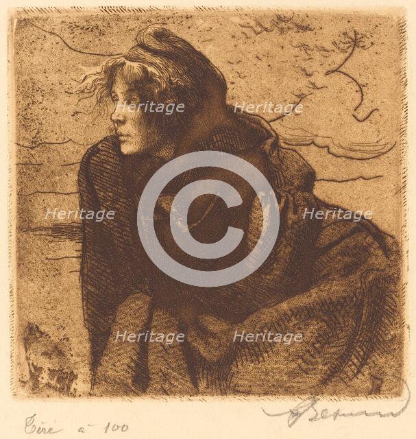 Melancholy (Mélancolie), 1888. Creator: Paul Albert Besnard.