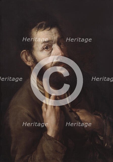 Self-Portrait as a Pilgrim, 1737. Creator: Ceruti, Giacomo Antonio (1698-1767).