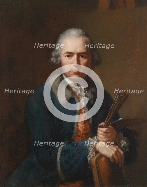 Self-Portrait, 1770. Artist: Tischbein, Johann Heinrich, the Elder (1722-1789)