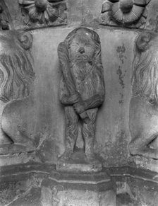 Carving from St Bartholomew's church, Orford, Suffolk, 1960. Artist: Laurence Goldman