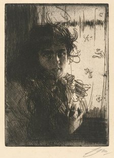 An Irish Girl, 1894. Creator: Anders Leonard Zorn.