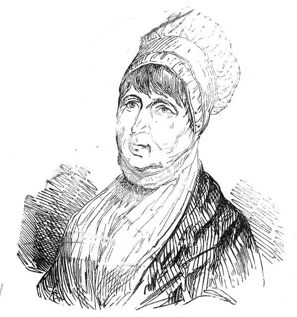 The late Mrs. Fry, 1845. Creator: Unknown.
