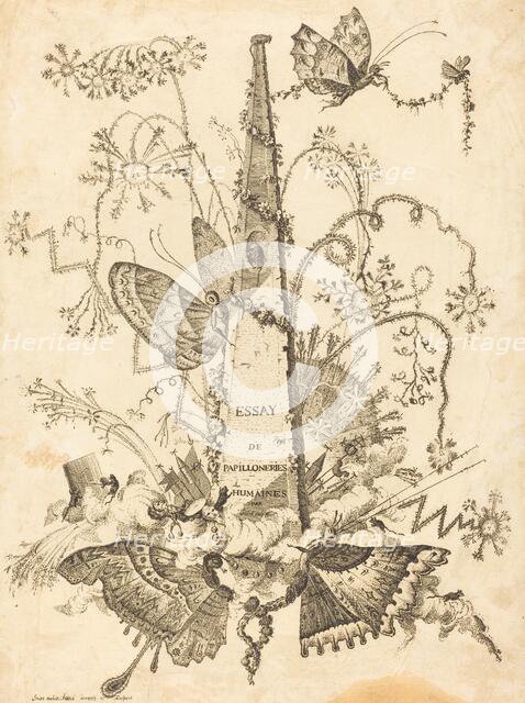 Titre, in or after 1756. Creator: Charles-Germain de Saint-Aubin.