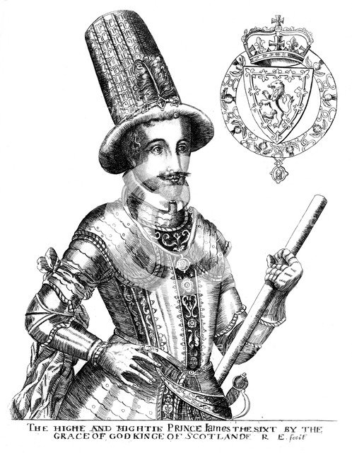 James I, King of England, Scotland and Ireland. Artist: Unknown