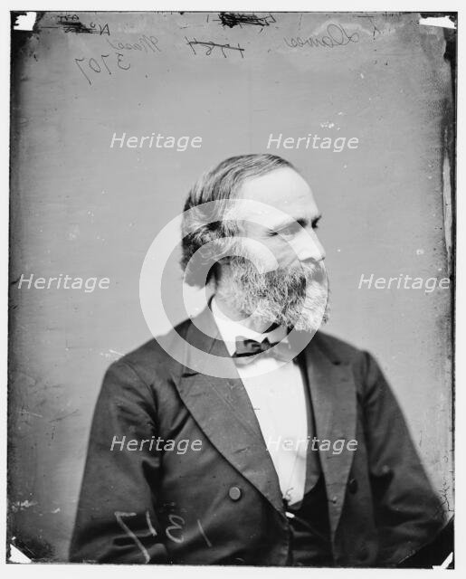 Henry L. Dawes of Massachusetts, between 1860 and 1875. Creator: Unknown.