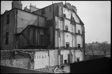 Houses undergoing demolition, Eldon Square, Newcastle upon Tyne, 1973. Creator: Ursula Clark.