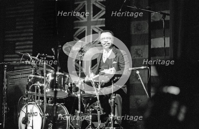 Grady Tate, Philip Morris Jazz. Festival. Dominion Theatre. London, Nov 1985. Creator: Brian O'Connor.