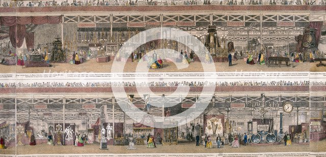Great Exhibition, Crystal Palace, Hyde Park, London, 1851. Artist: Anon
