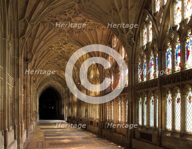 Cloisters of Gloucester Cathedral, late 14th century