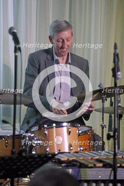 Steve Brown, Nat Steele Quartet with Grant Stewart, Watermill Jazz Club, Surrey, 4 Feb 2020. Creator: Brian O'Connor.