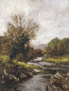 The trout stream, late 19th century. Creator: Richard Gay Somerset.