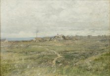View towards Visby ring wall. Creator: Victor Forssell.