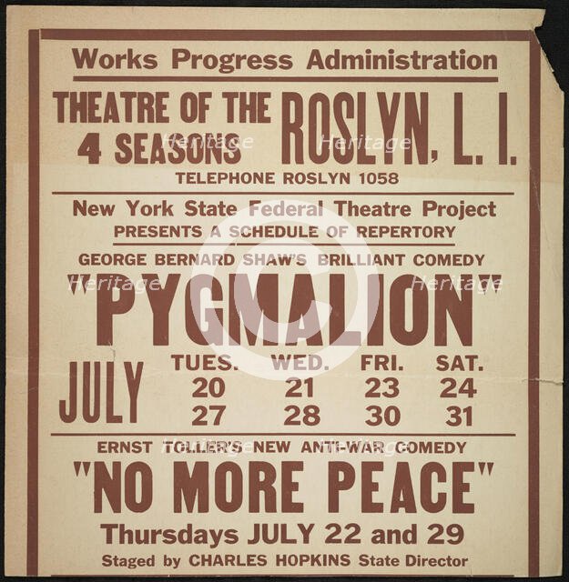 Pygmalion, Roslyn, NY, [1930s]. Creator: Unknown.