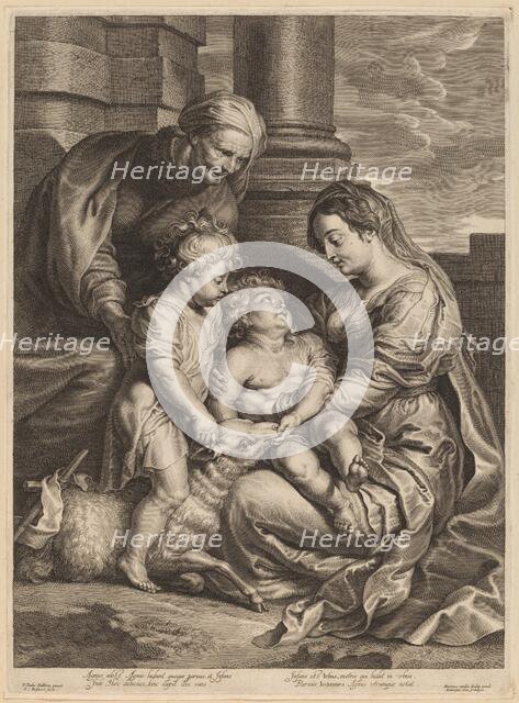 The Virgin and Child with Saint Anne and Saint John. Creator: Boetius Adams Bolswert.