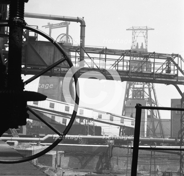 Manvers Main Colliery, Wath upon Dearne, near Rotherham, South Yorkshire, 1963. Artist: Michael Walters