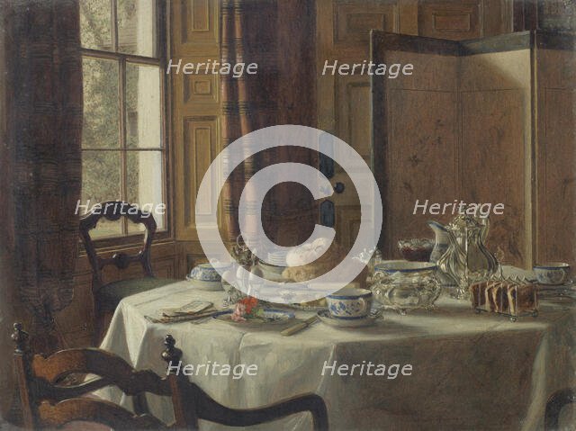 Breakfast, 1880. Creator: Hayllar, Mary (1862-1950).