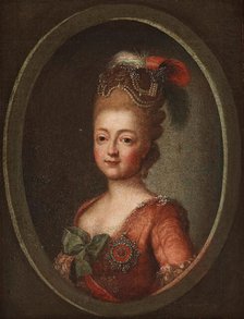 Portrait of Duchess Maria Feodorovna (Sophie Dorothea of Württemberg) (1759-1828). Creator: Roslin, Alexander, (Studio of)  .